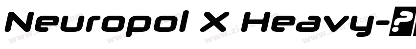Neuropol X Heavy字体转换